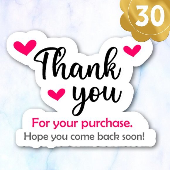 Thank You Stickers - Picture 1 of 2